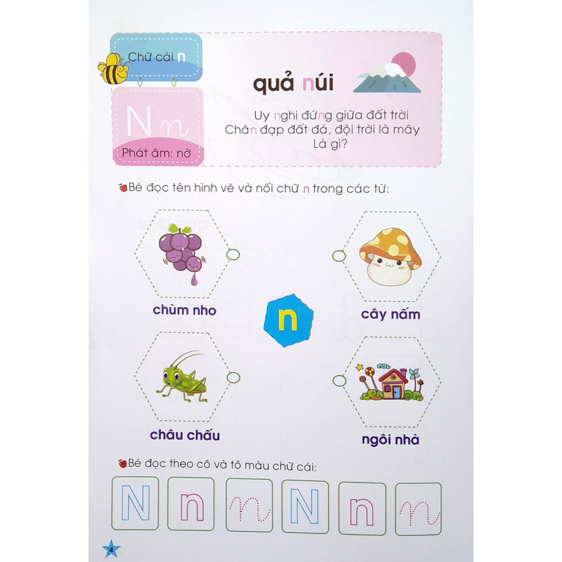 Tủ Sách Mầm Non - Bé Làm Quen Với Chữ Cái - Tập 2 (Dành Cho Trẻ 5-6 Tuổi)