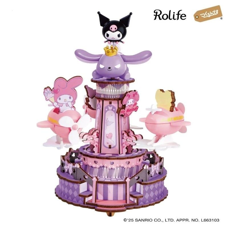 Robotime Đồ Chơi Lắp Ráp Tình Bạn Vĩnh Cửu Sanrio AME01