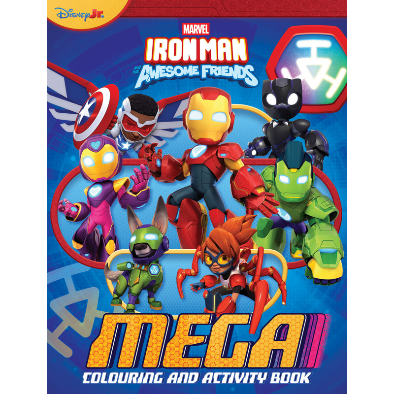 Iron Man And His Awesome Friends - Mega Colouring Book