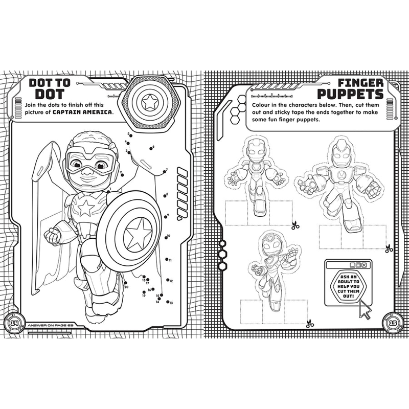 Iron Man And His Awesome Friends - Mega Colouring Book