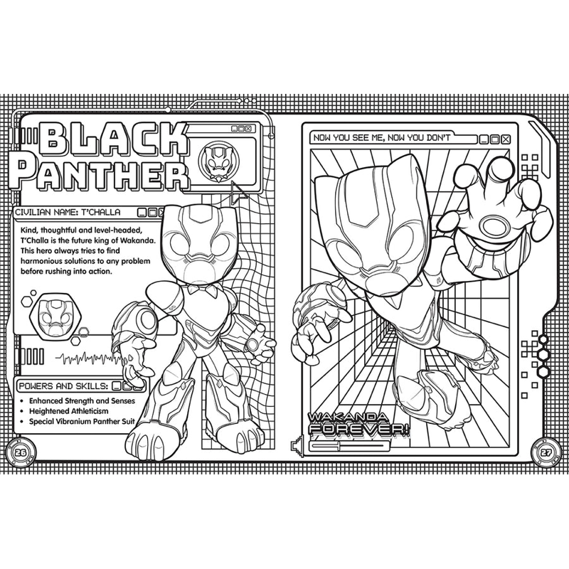 Iron Man And His Awesome Friends - Mega Colouring Book