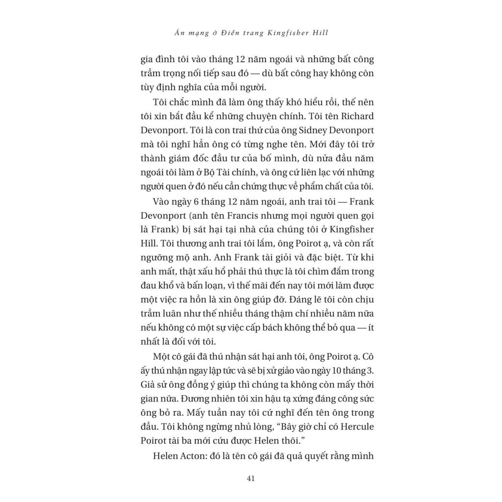 Agatha Christie - Án Mạng Ở Điền Trang Kingfisher Hill