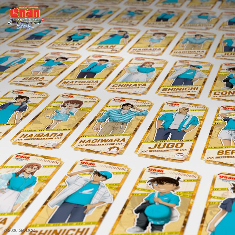 Card Collection Conan: Thiên Thần Sa Ngã Trên Xa Lộ - Character In Ticket