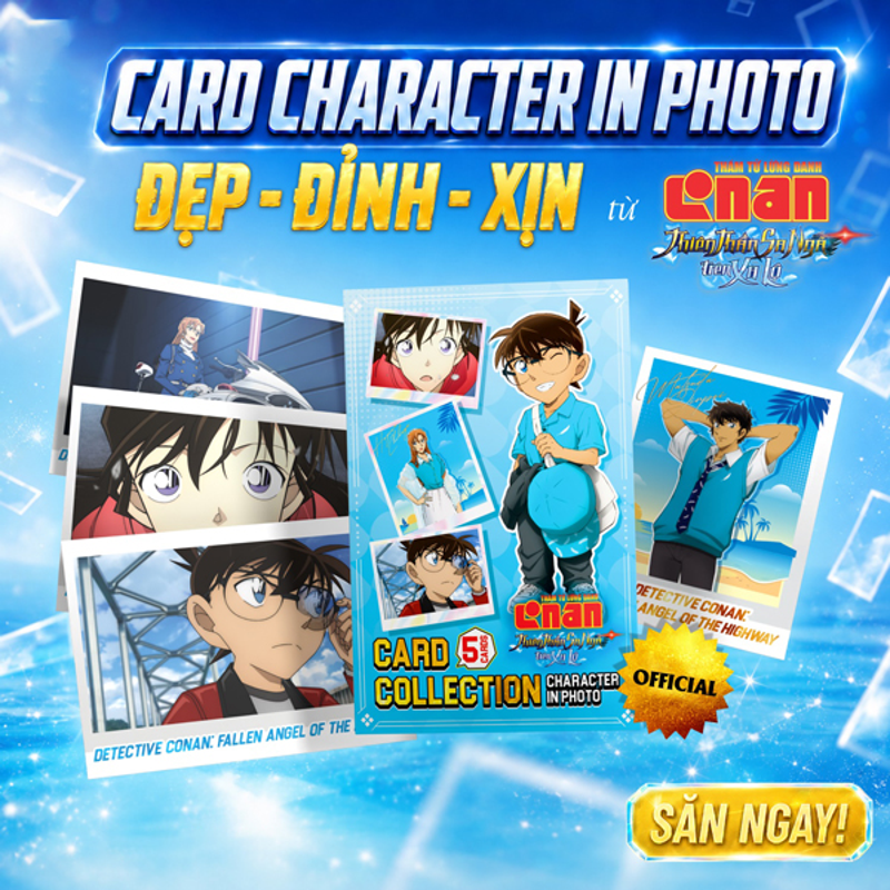 Card Collection Conan: Thiên Thần Sa Ngã Trên Xa Lộ - Character In Ticket