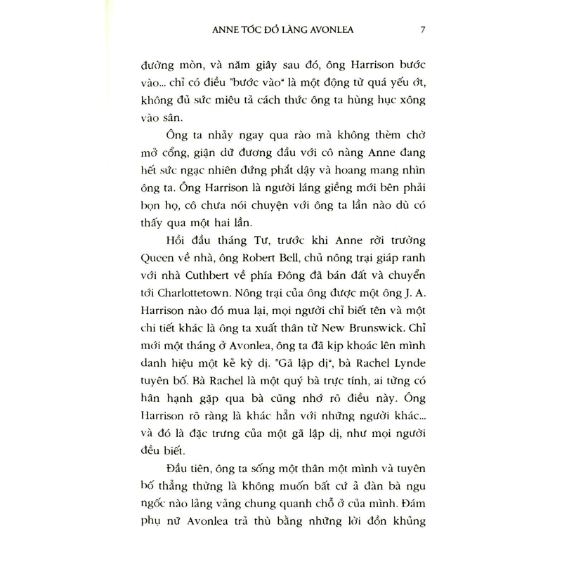 Anne Tóc Đỏ Làng Avonlea
