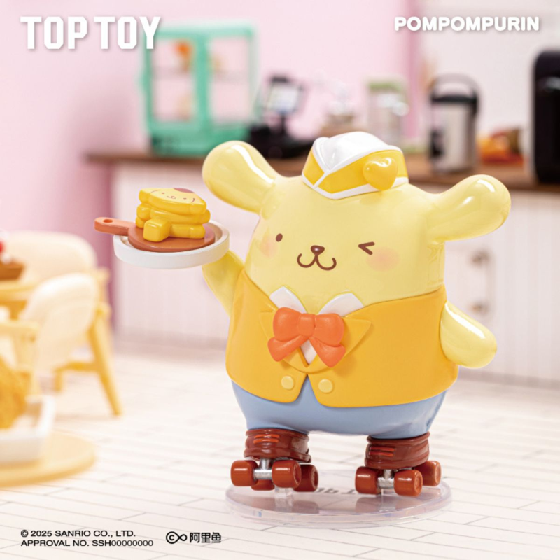 Top Toy - Mô Hình Sanrio Characters Rollers Skating Restaurant Figures (Giao mẫu ngẫu nhiên)