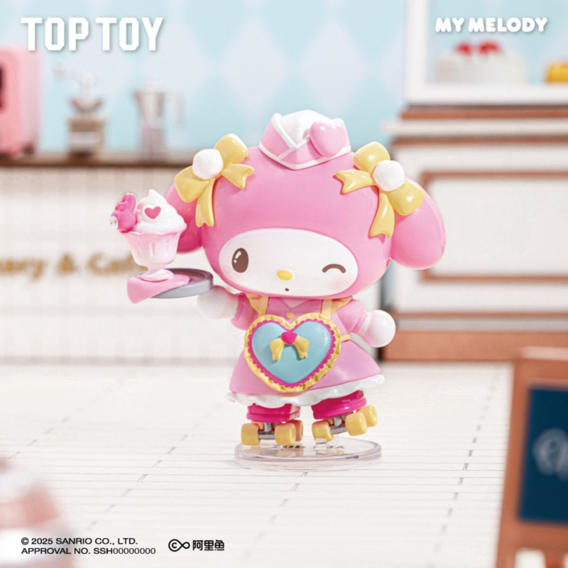 Top Toy - Mô Hình Sanrio Characters Rollers Skating Restaurant Figures (Giao mẫu ngẫu nhiên)