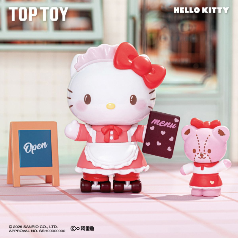 Top Toy - Mô Hình Sanrio Characters Rollers Skating Restaurant Figures (Giao mẫu ngẫu nhiên)