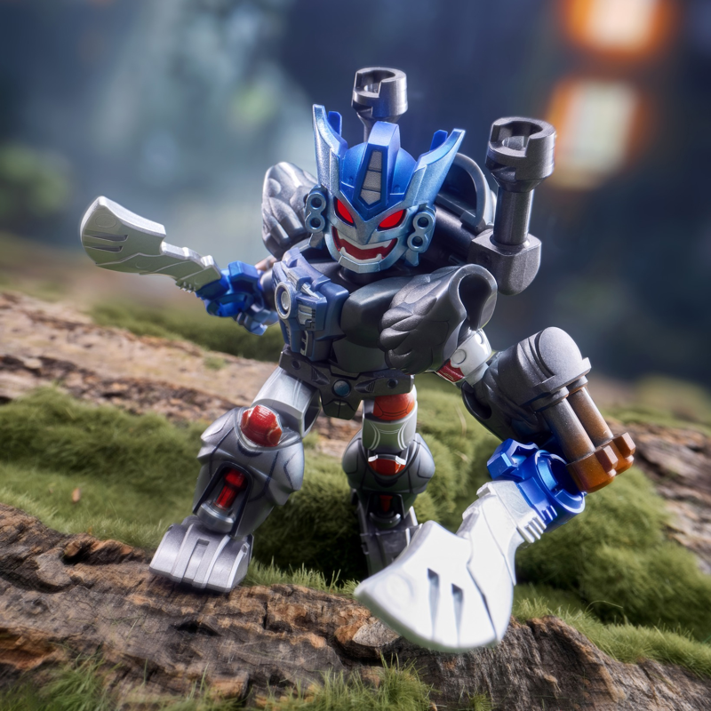 Mô Hình - Transformers - Defender Version 06 - Brutal Fang - Blokees - ET56 (Giao Mẫu Ngẫu Nhiên)