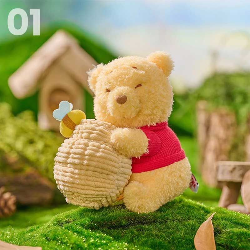 Aoger Móc Khóa Gấu Pooh Ghiền Mật Ong 12cm AG2402104