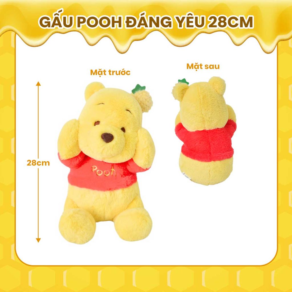 Aoger Thú Bông Gấu Pooh Đáng Yêu 28cm AG2408002 60021531