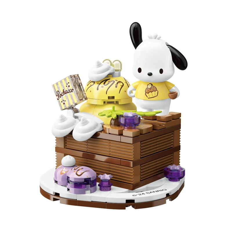 Đồ Chơi Lắp Ráp Keepplay Sanrio Pochacco - Chocolate Cake K20864