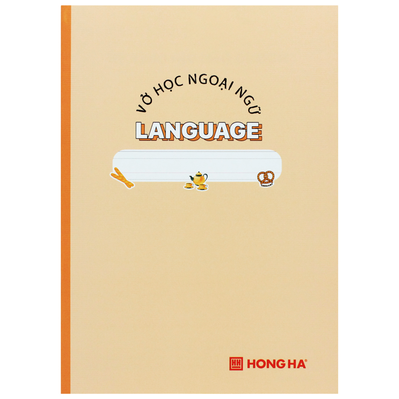 Hồng Hà - Vở Học Ngoại Ngữ Study Languge B5 80Tr 70Gsm KNNN-1464 (Giao mẫu ngẫu nhiên)