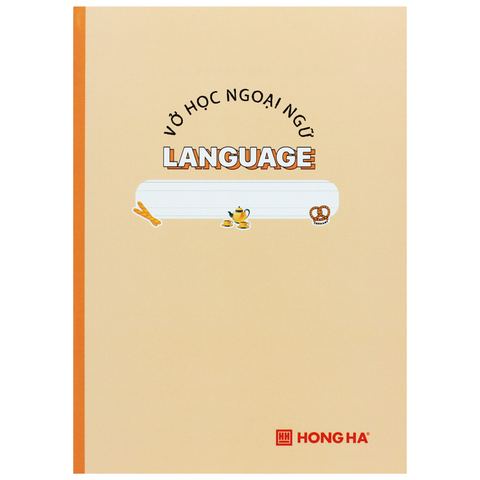 Hồng Hà - Vở Học Ngoại Ngữ Study Languge B5 80Tr 70Gsm KNNN-1464 (Giao mẫu ngẫu nhiên)