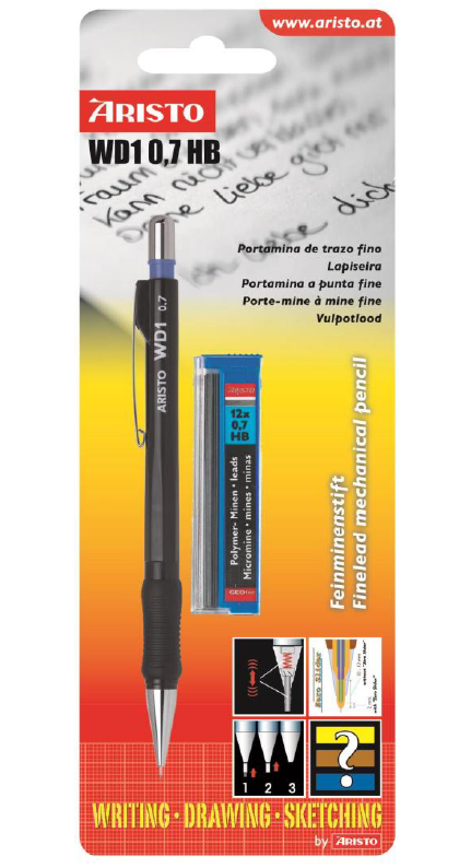 Viết chì bấm kèm ngòi 0.7 HB  AR85107B