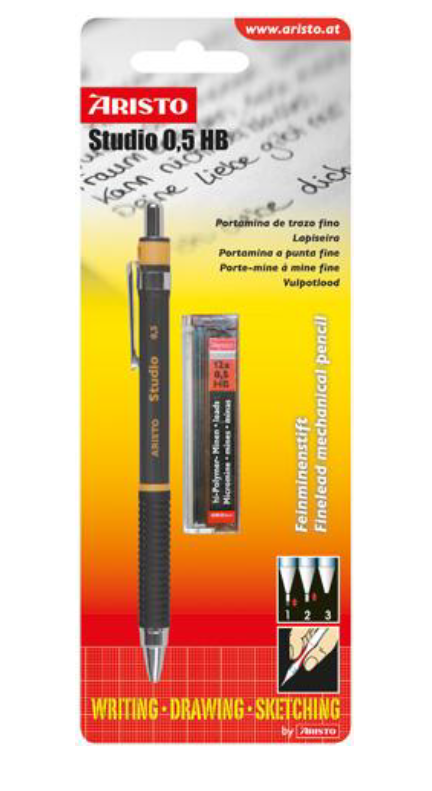 Viết chì bấm kèm ngòi 0.5 HB  AR85704B