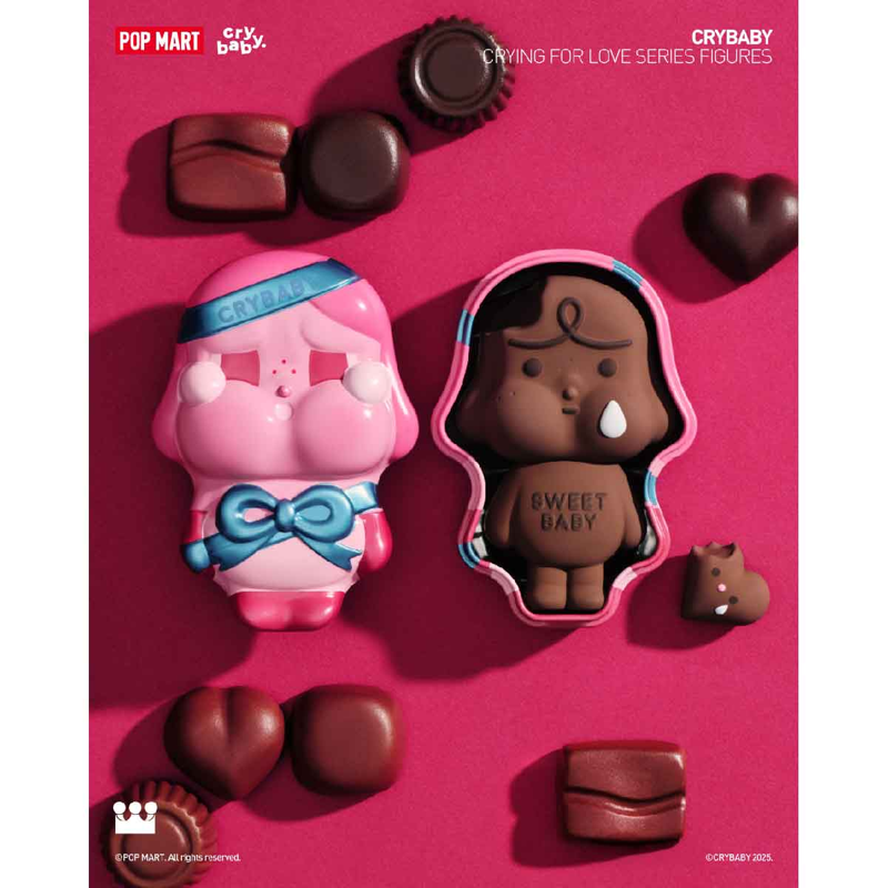 Pop Mart - Mô Hình Crybaby Crying for Love Series Figures (Giao mẫu ngẫu nhiên)