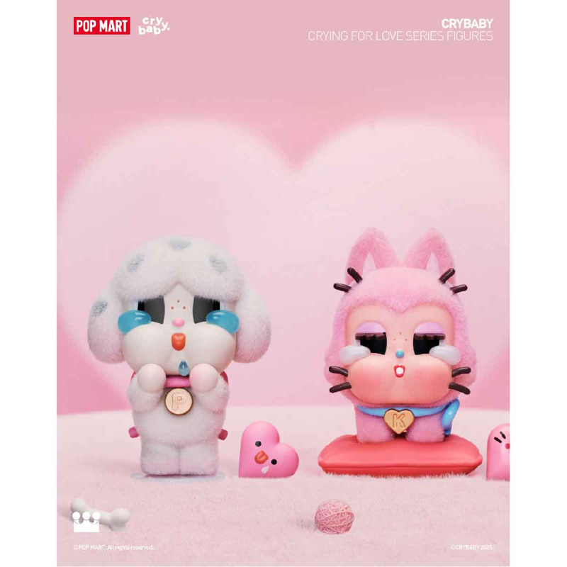 Pop Mart - Mô Hình Crybaby Crying for Love Series Figures (Giao mẫu ngẫu nhiên)