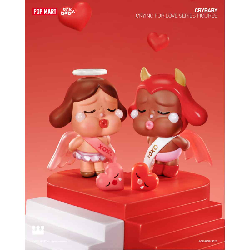 Pop Mart - Mô Hình Crybaby Crying for Love Series Figures (Giao mẫu ngẫu nhiên)