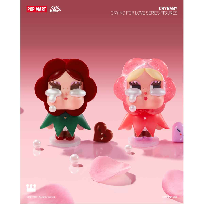 Pop Mart - Mô Hình Crybaby Crying for Love Series Figures (Giao mẫu ngẫu nhiên)