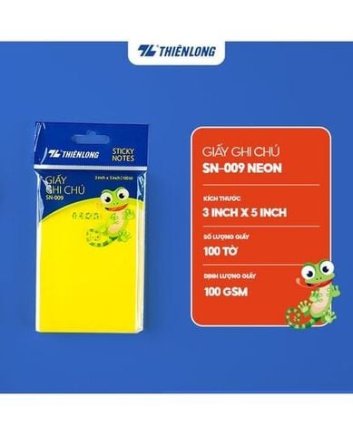 Giấy Ghi Chú Neon 3X5 SN-009