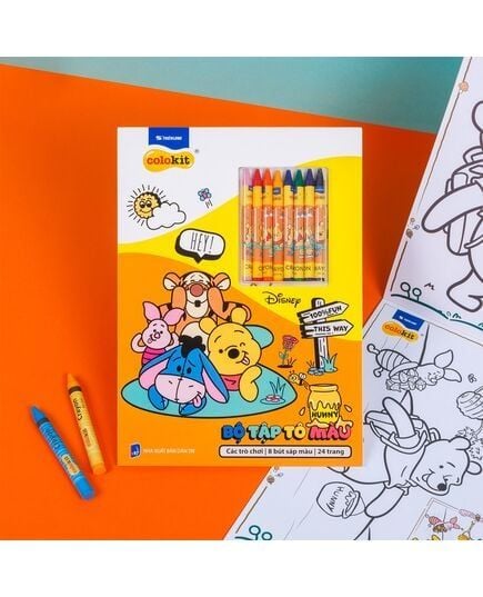 Bộ Tập Tô Màu Disney Pooh Cob-C008