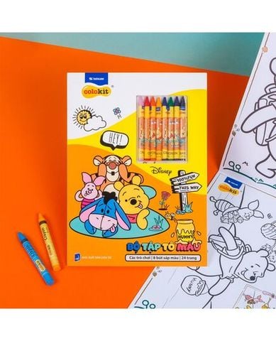 Bộ Tập Tô Màu Disney Pooh Cob-C008