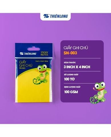 Giấy Ghi Chú Pastel 3X4 SN-003