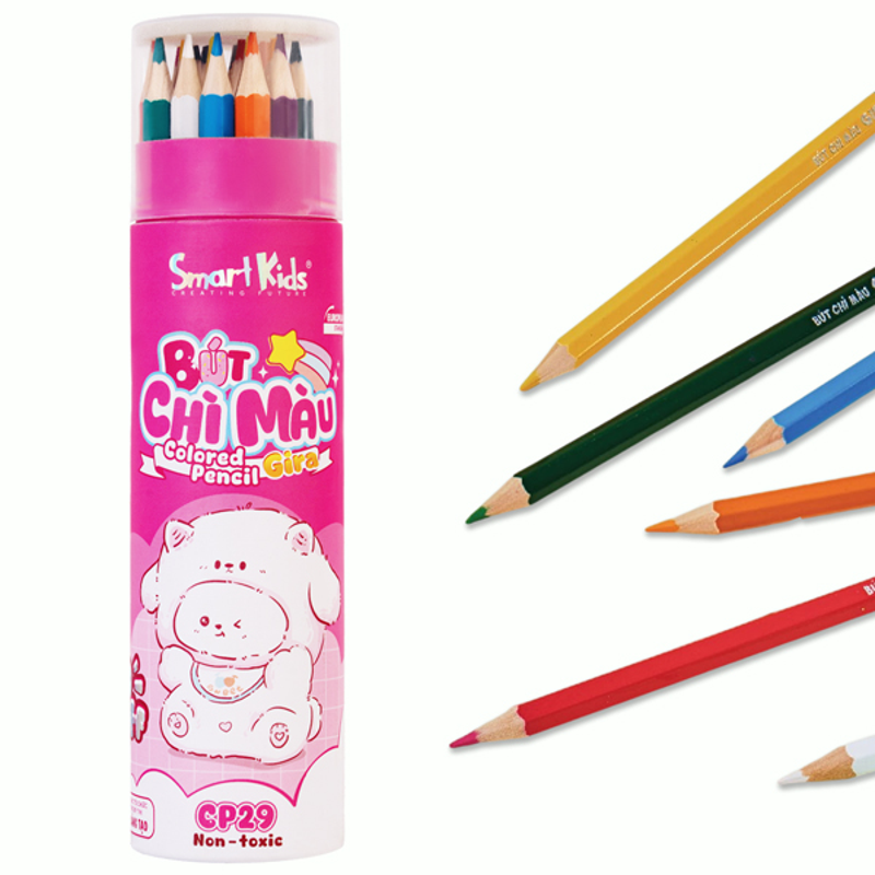 Smartkids - Bút Chì Màu Fantasy Wariors 24 Màu CP32