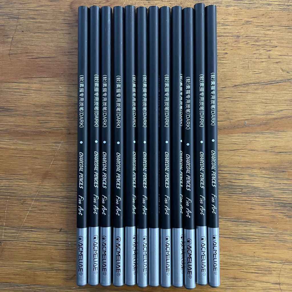 Viết Chì Gỗ Mỹ Thuật Ruột Than Đen 7