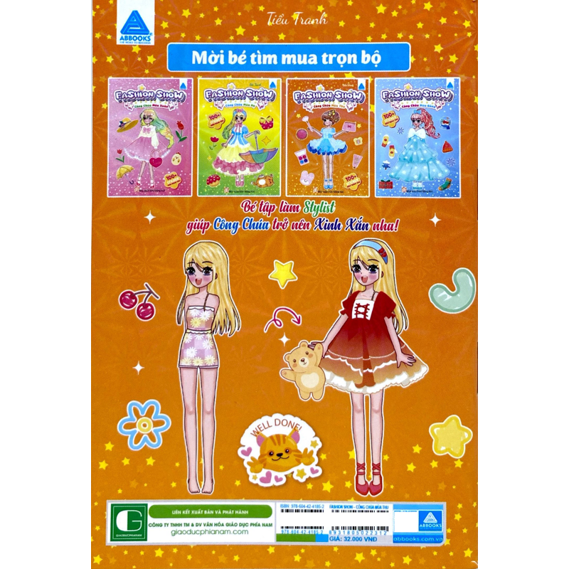 Fashion Show - Công Chúa Mùa Thu - 100 Sticker Siêu Đáng Yêu