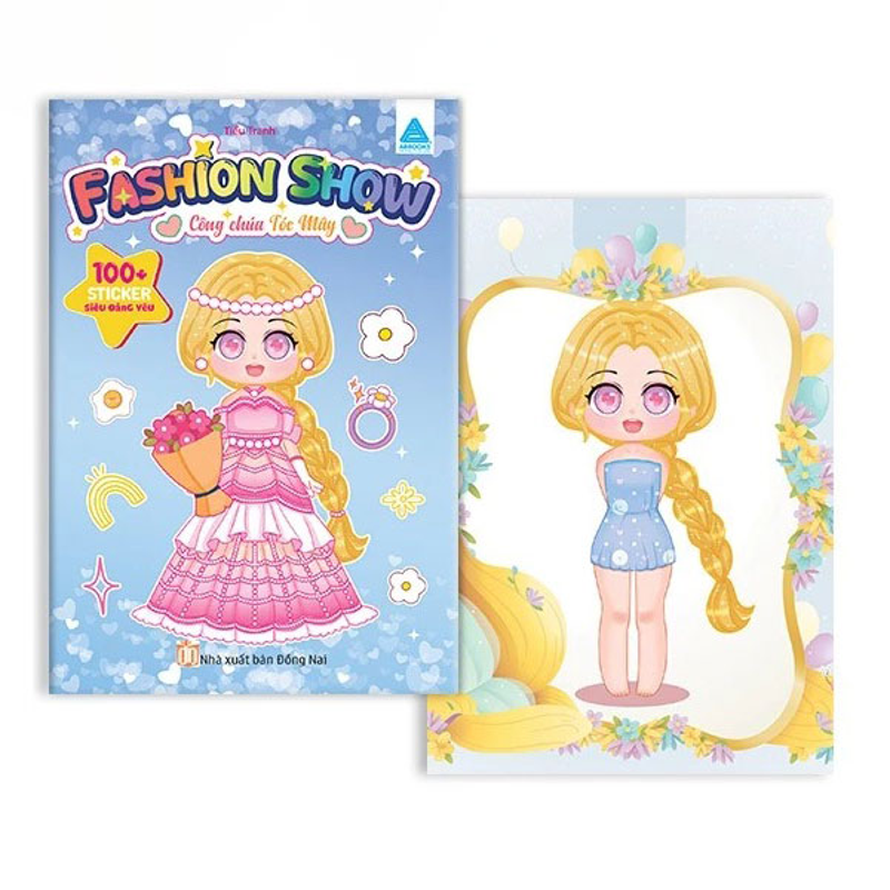 Fashion Show - Công Chúa Tóc Mây - 100 Sticker Siêu Đáng Yêu