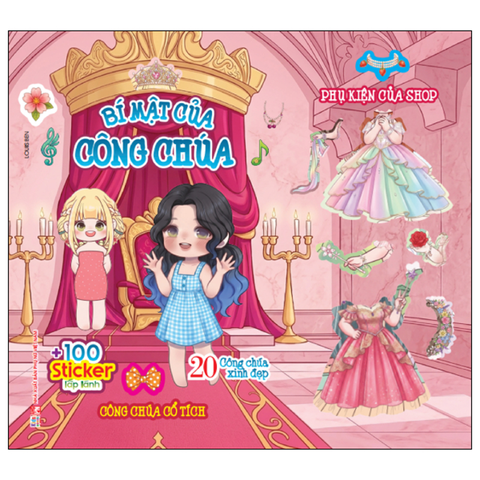 Bí Mật Của Công Chúa - Công Chúa Cổ Tích́ +100 Sticker Xinh Xắn