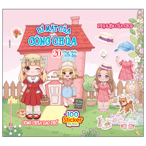 Bí Mật Của Công Chúa - Công Chúa Dạo Phố +100 Sticker Xinh Xắn