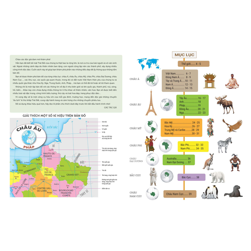 Atlas Thế Giới Cho Trẻ Em