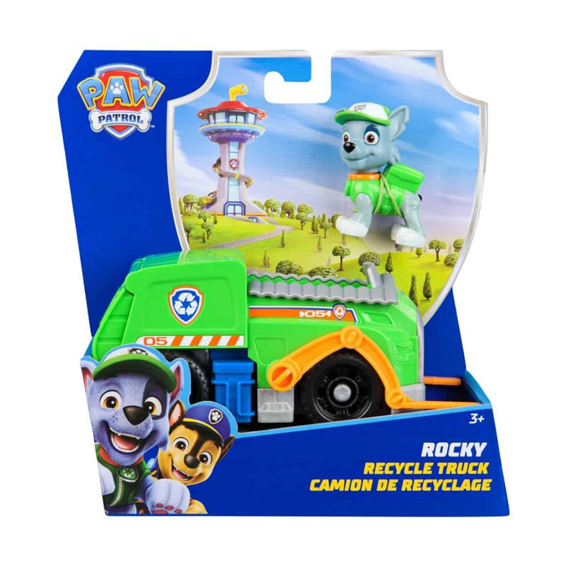 Paw Patrol Xe Cứu Hộ Cơ Bản Paw Patrol - Rocky V25 6071213 (Vta)