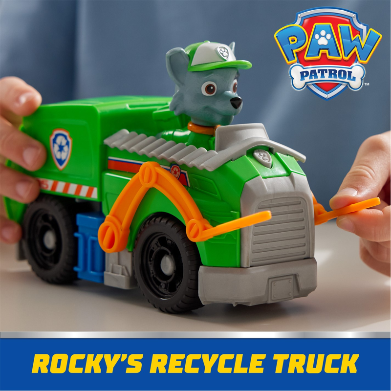 Paw Patrol Xe Cứu Hộ Cơ Bản Paw Patrol - Rocky V25 6071213 (Vta)