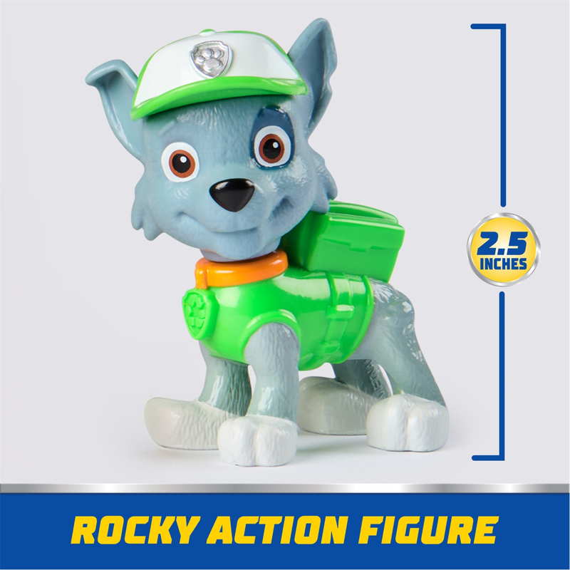 Paw Patrol Xe Cứu Hộ Cơ Bản Paw Patrol - Rocky V25 6071213 (Vta)