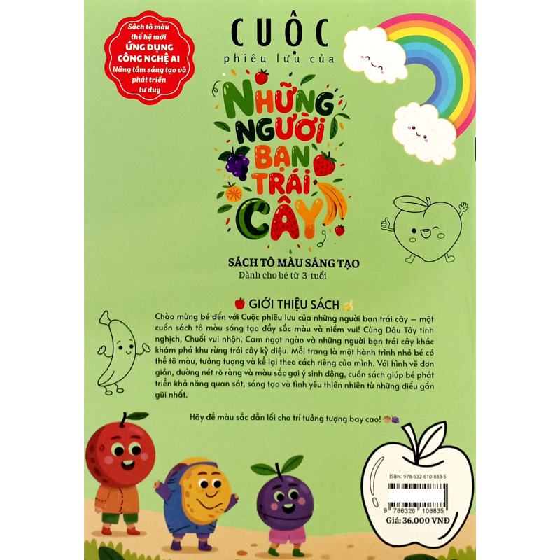 Tô Màu Sáng Tạo - Cuộc Phiêu Lưu Của Những Người Bạn Trái Cây