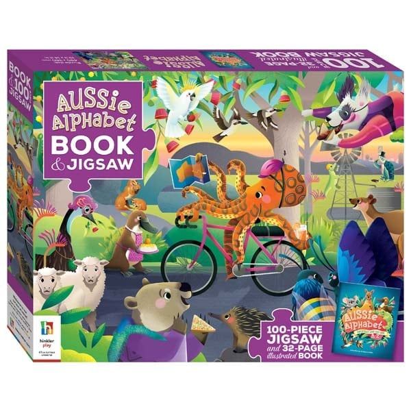 Aussie Alphabet Book And Jigsaw