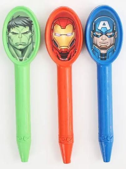 Avengers Activity Book And Shaped Crayons