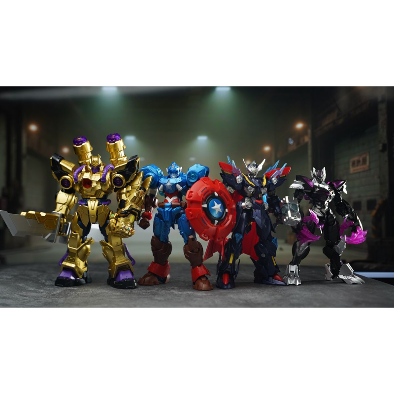 Keepplay Mô Hình Lắp Ráp Marvel Mecha Black Panther 73053