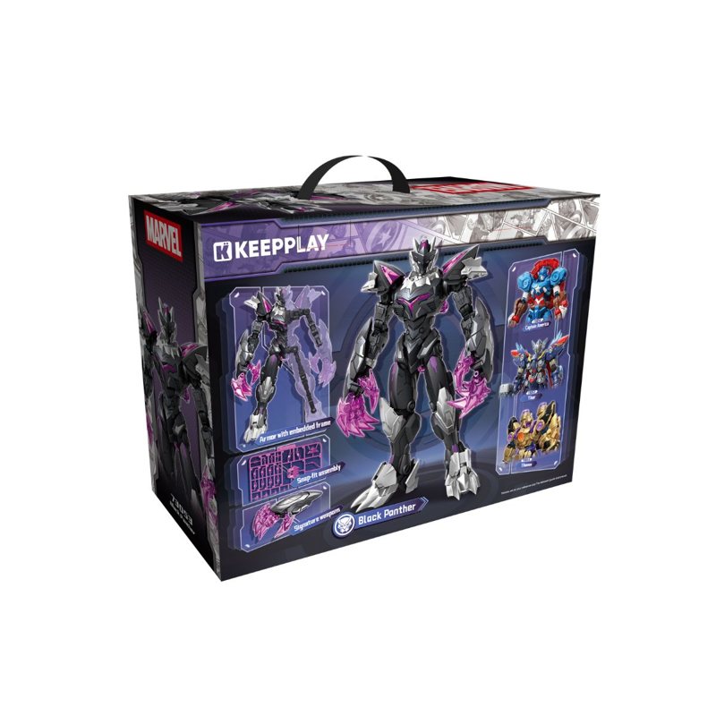 Keepplay Mô Hình Lắp Ráp Marvel Mecha Black Panther 73053