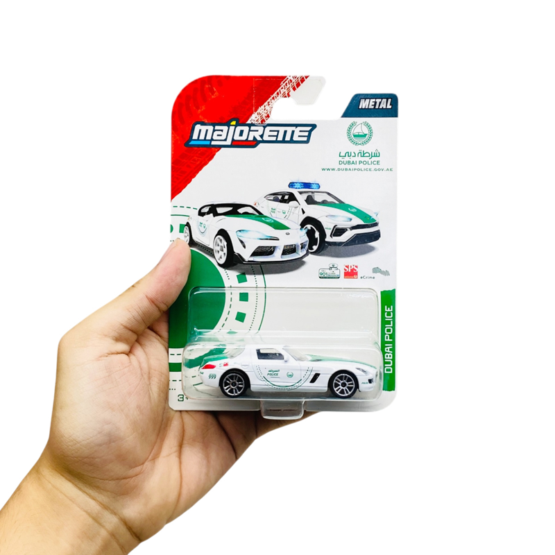 Majorette 8503100001B47 Xe Mô Hình Dubai Police Mercedes-Benz SLS AMG