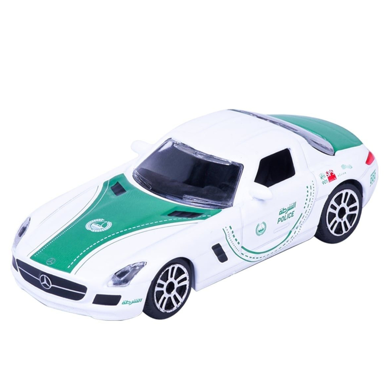 Majorette 8503100001B47 Xe Mô Hình Dubai Police Mercedes-Benz SLS AMG
