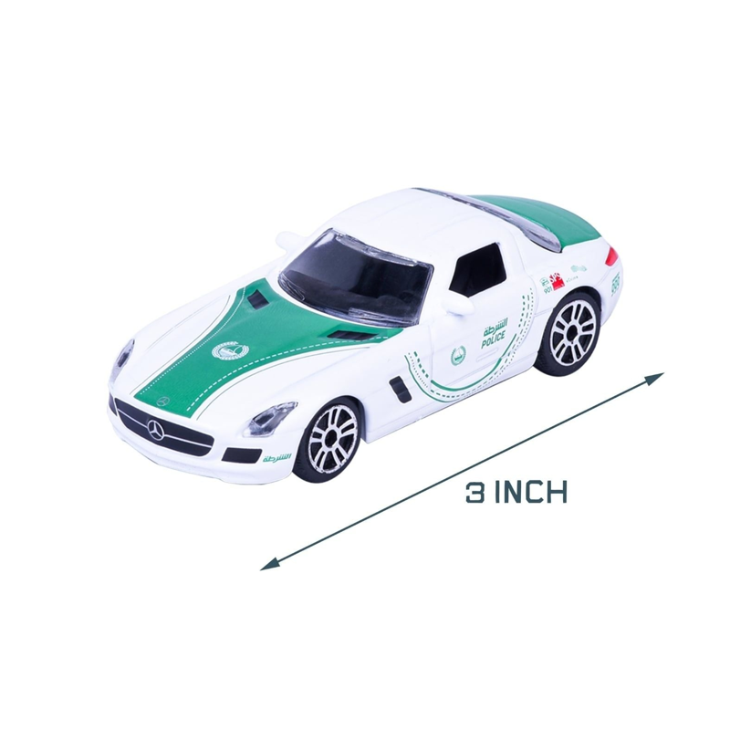 Majorette 8503100001B47 Xe Mô Hình Dubai Police Mercedes-Benz SLS AMG