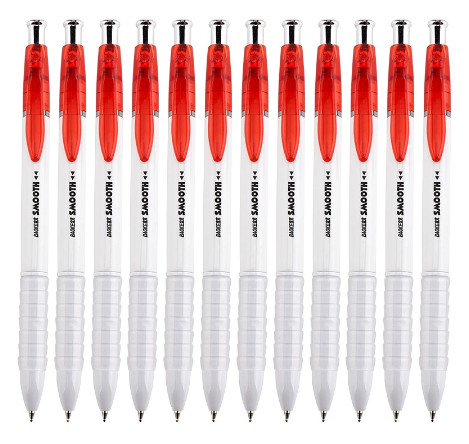 Viết bi gel Baoke B57 màu đỏ