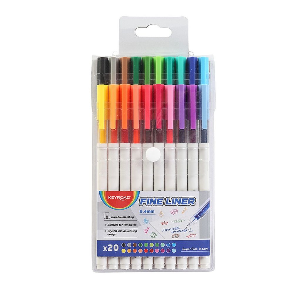 Viết Lông Màu 0.4mm 20 Cây Kr972464 H/12