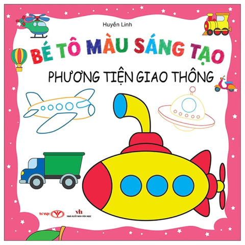 (KSD-893523001200) Bé Tô Màu Sáng Tạo - Phương Tiện Giao Thông