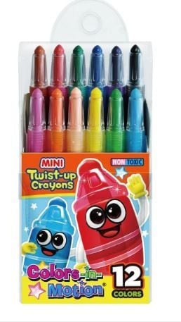 Bộ Viết Sáp Màu Globe 12 Cây 012M